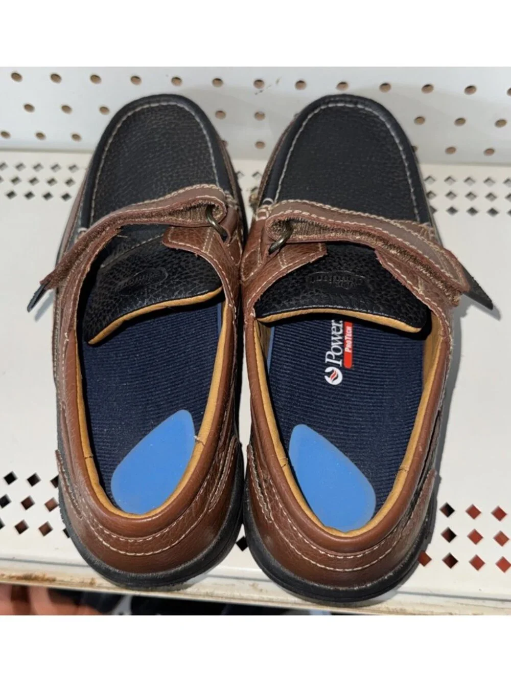 Dr. Comfort Mike Mens Leather Diabetic Orthopedic Boat Shoes Size 9 WIDE Brown
